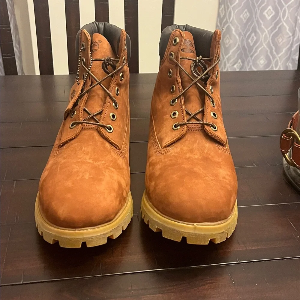 Timberland 6” Premium Boots 6768R Brown new Mens Size 13